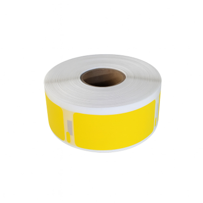 Dymo 11352 kompatible etiketter gul, 25 x 54mm, 500 etiketter