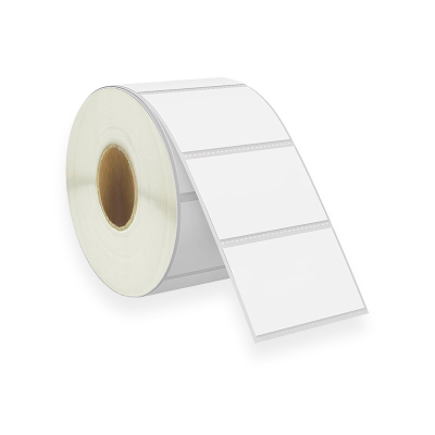 Zebra aftagelig kompatible etiketter, 57 x 32mm, 1500 etiketter